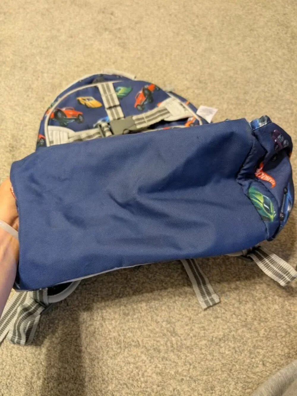 Pottery barn hot wheels large backpack